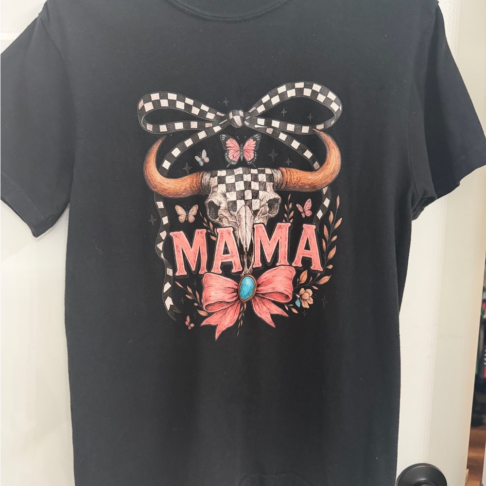 Black Graphic Comfort Colors T-shirt